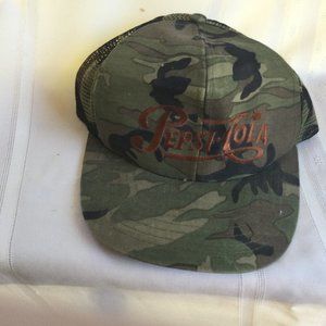 Pepsi Camo Trucker Baseball Cap
